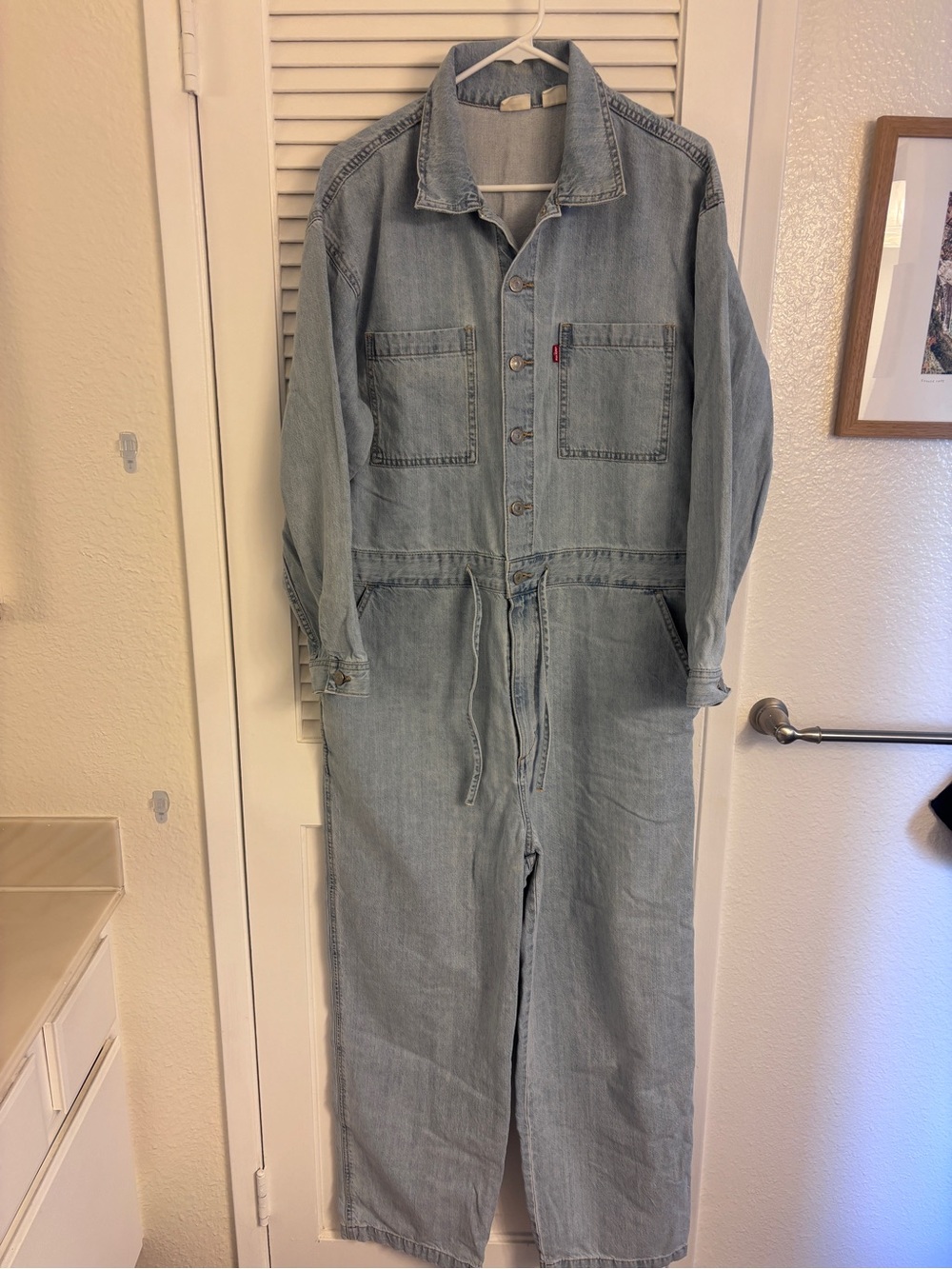 Levi's Light Blue Denim Jumpsuit